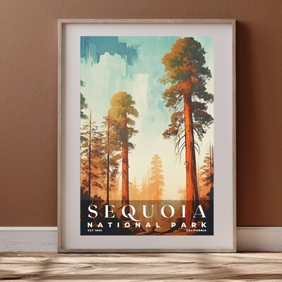 Sequoia National Park Poster, Travel Art, Office Poster, Home Decor | S6 - image4